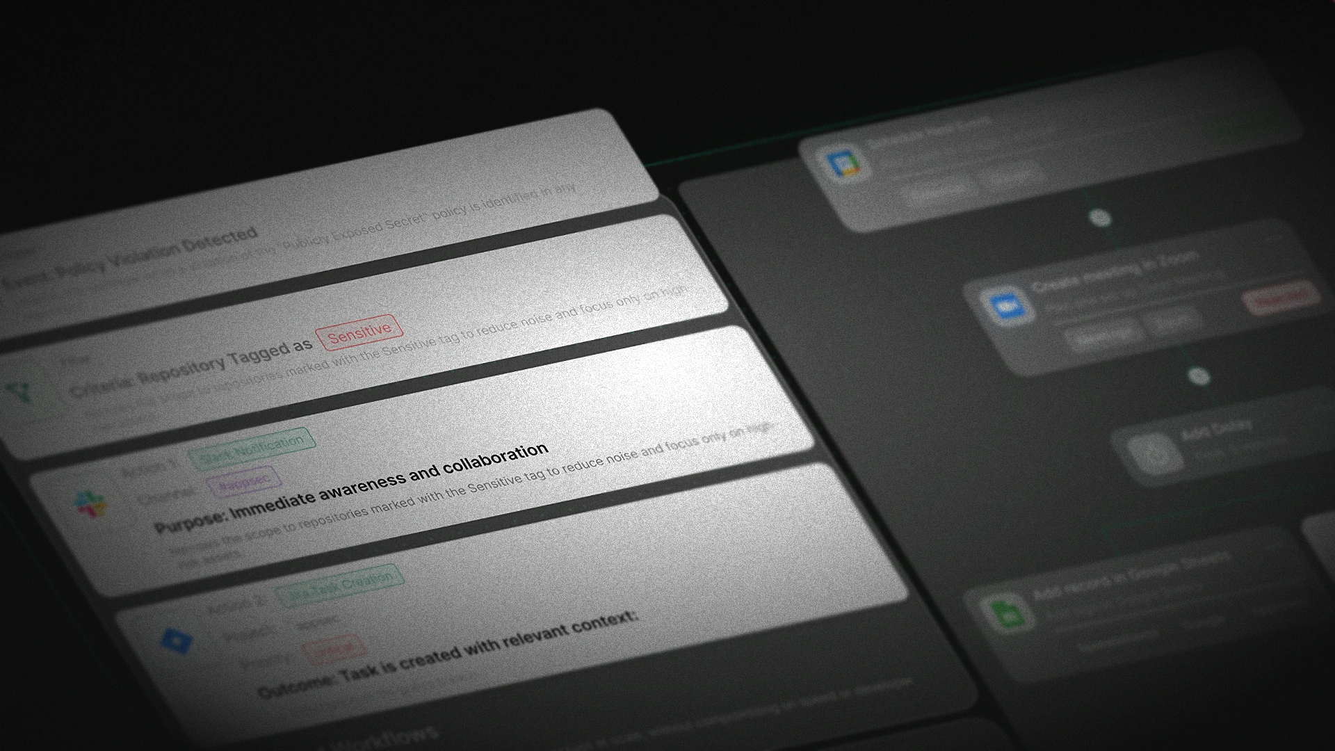AI automation workflow visualization